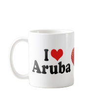 I Love Aruba Mugs