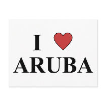 I Love Aruba Postcards
