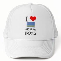 I Love Aruban Boys Trucker Hat
