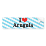 I Love Arugula Bumper Sticker