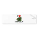 I Love Arugula Bumper Sticker
