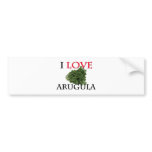 I Love Arugula Bumper Sticker