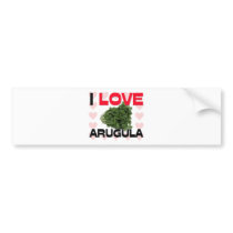 I Love Arugula bumper stickers by foodshirts I Love Arugula bumper stickers