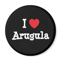 I love Arugula heart T-Shirt magnets