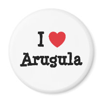 I love Arugula heart T-Shirt magnets