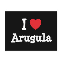 I love Arugula heart T-Shirt Postcards