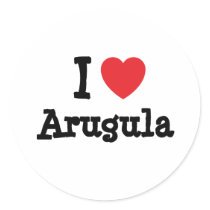 I love Arugula heart T-Shirt stickers by funnycustomtshirts I love Arugula heart T-Shirt stickers