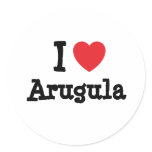 I love Arugula heart T-Shirt Sticker
