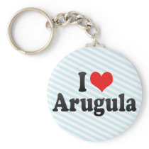 I Love Arugula Keychain