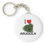 I Love Arugula Keychain