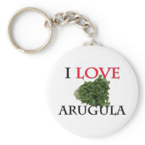 I Love Arugula Key Chains