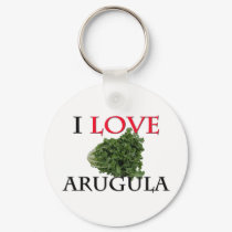 I Love Arugula keychains