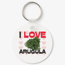 I Love Arugula keychains
