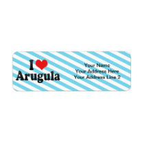 I Love Arugula Return Address Labels