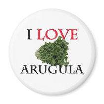 I Love Arugula magnets