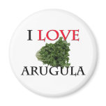 I Love Arugula Magnets