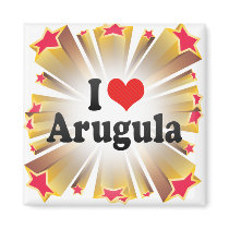 I Love Arugula Magnet