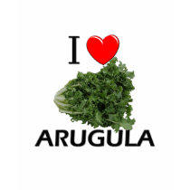 I Love Arugula t-shirts by foodshirts I Love Arugula t-shirts