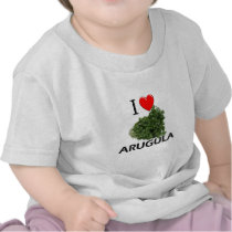I Love Arugula t-shirts by foodshirts I Love Arugula t-shirts