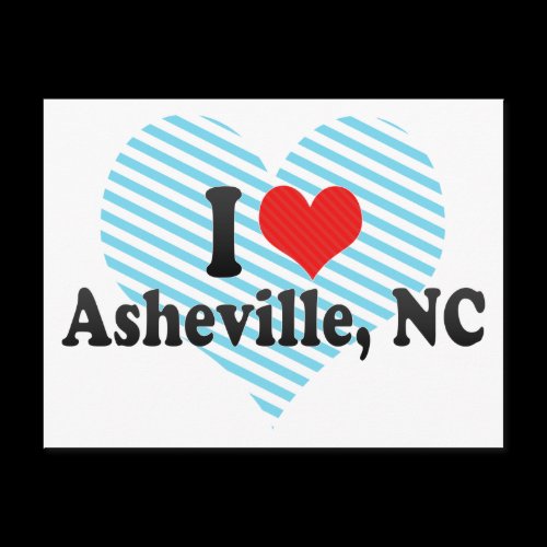 I Love Asheville, NC Post Cards