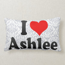 I love Ashlee Throw Pillow