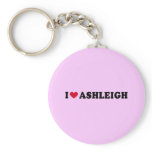 I LOVE ASHLEIGH KEYCHAIN