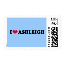 I LOVE ASHLEIGH postage