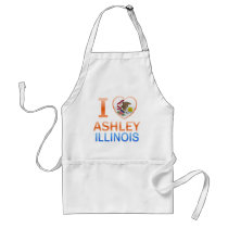 I Love Ashley, IL Apron