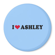 I LOVE ASHLEY MAGNET