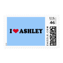 I LOVE ASHLEY POSTAGE STAMPS