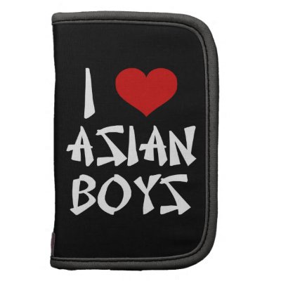 I Love Asian Boys Folio Planners