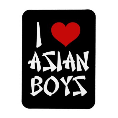 I Love Asian Boys Magnet
