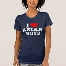 I Love Asian Boys T Shirt