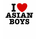 I Love Asian Boys t-shirts