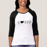 I Love ASL (American Sign Language) Elbow Tee