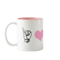 I Love ASL Mug