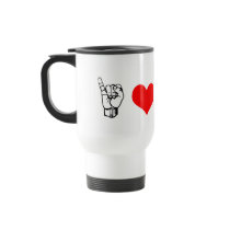 I Love ASL Travel Mug