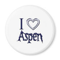 i love aspen magnets by textinthecity i love aspen magnets