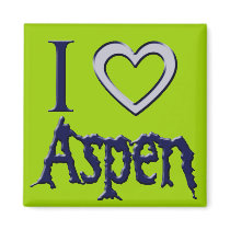 i love aspen magnets by textinthecity i love aspen magnets
