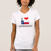 I Love Aspermont Texas T-shirts
