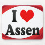 I Love Assen, Netherlands Mousepad