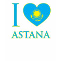 I Love Astana Ladies Tank Top (Fitted) t-shirts