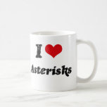 I Love Asterisks Mugs