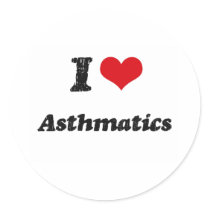 I Love Asthmatics Sticker