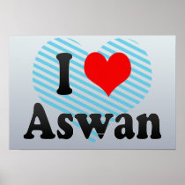 I Love Aswan, Egypt Poster