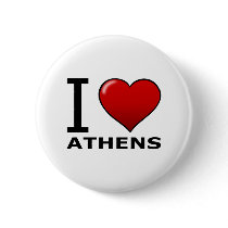 I LOVE ATHENS,GA - GEORGIA PINBACK BUTTON