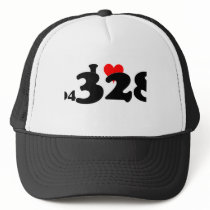 I Love Atkins Lane Trucker Hats