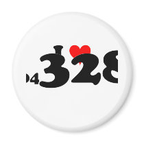I Love Atkins Lane Refrigerator Magnets
