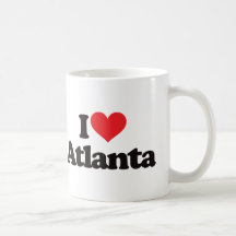 I Love Atlanta Coffee Mugs