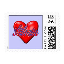 I Love Atlanta Stamps